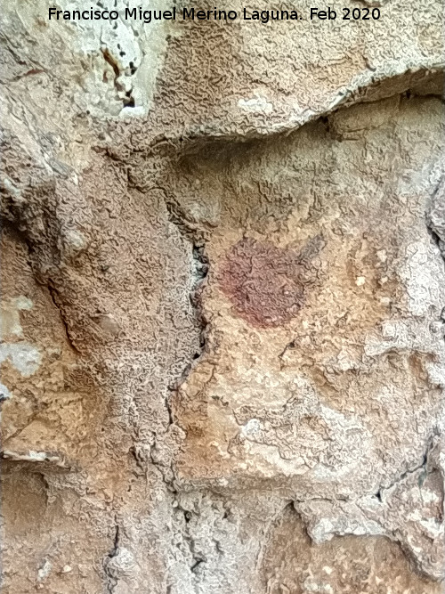 Pinturas rupestres de la Pe�a del Gorri�n I - Pinturas rupestres de la Pe�a del Gorri�n I. Punto