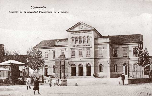 Estacin de Tranvas - Estacin de Tranvas. Foto antigua