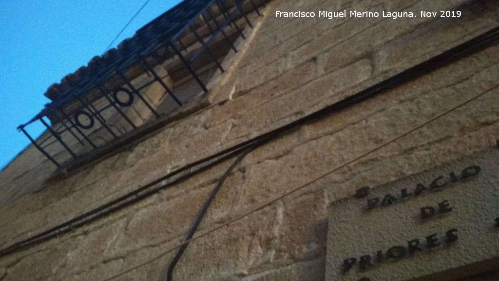Palacio de los Priores - Palacio de los Priores. Detalle de la rejer�a