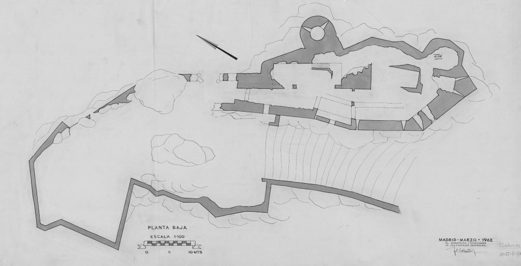 Castillo Nuevo de Bedmar - Castillo Nuevo de Bedmar. Plano. IPCE 1962