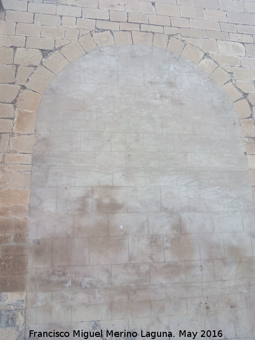 Iglesia de la Asunción de Bedmar - Iglesia de la Asunción de Bedmar. Arco cegado