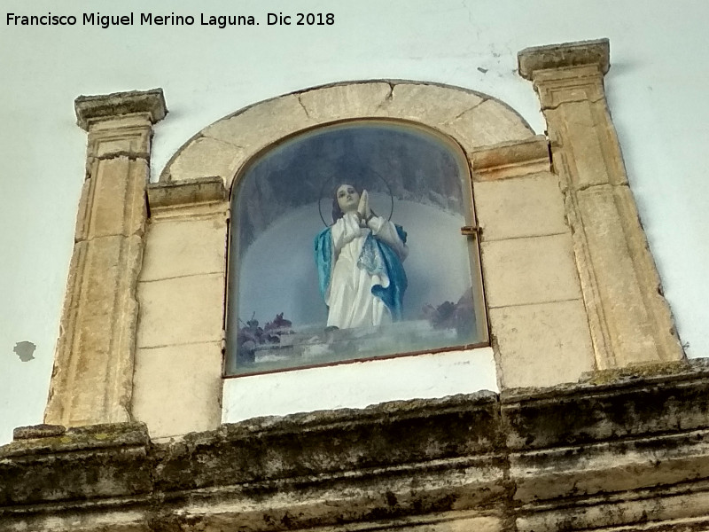 Ermita Antigua de la Inmaculada Concepción - Ermita Antigua de la Inmaculada Concepción. Hornacina de la Inmaculada Concepción