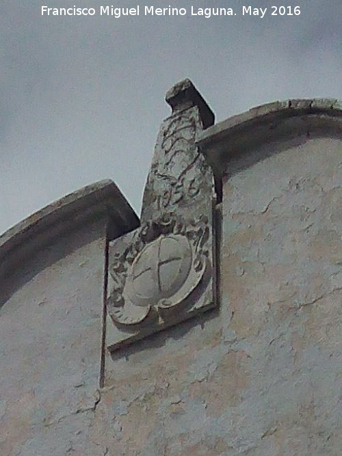 Casa de la Obra Pía - Casa de la Obra Pía. Escudo y año
