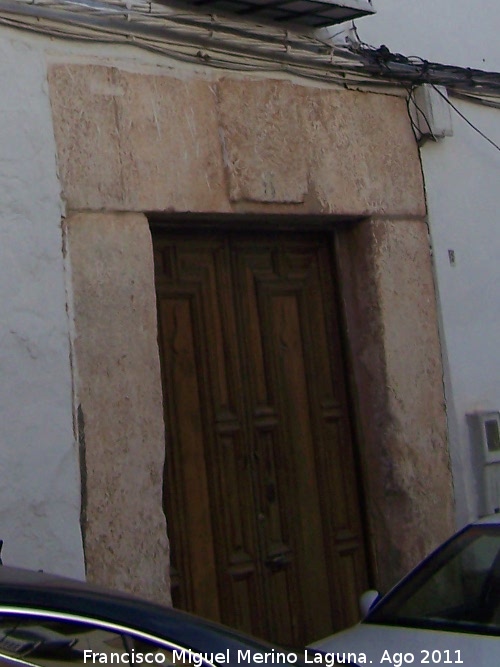 Casa de la Calle Puerta Nueva nº 8 - Casa de la Calle Puerta Nueva nº 8. Portada