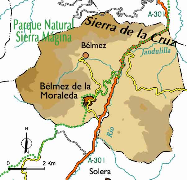 Bélmez de la Moraleda - Bélmez de la Moraleda. Término
