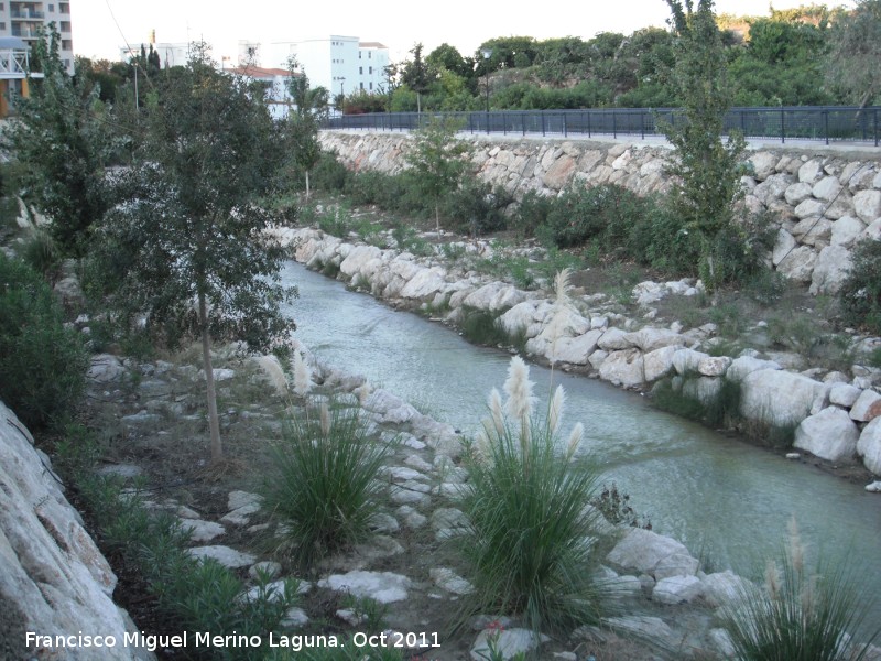 Río Chillar - Río Chillar. A su paso por Nerja