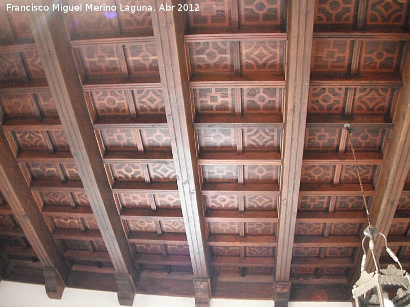 Colegiata Santa María la Mayor - Colegiata Santa María la Mayor. Artesonado de la Sacristía