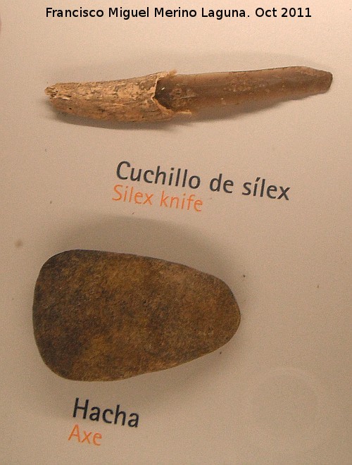 Cueva de Nerja - Cueva de Nerja. Piezas arqueológicas