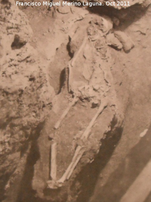 Cueva de Nerja - Cueva de Nerja. Enterramiento del paleolítico