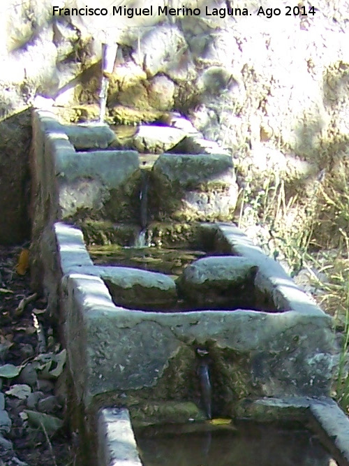 Fuente Gibralberca - Fuente Gibralberca. Caño