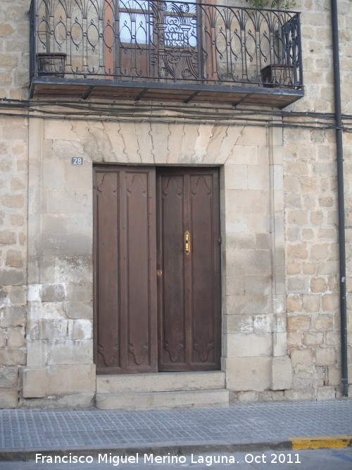 Casa de la Calle Feria nº 28 - Casa de la Calle Feria nº 28. Portada