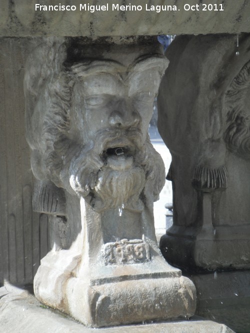 Fuente de la Plaza de la Constitución - Fuente de la Plaza de la Constitución. Cara
