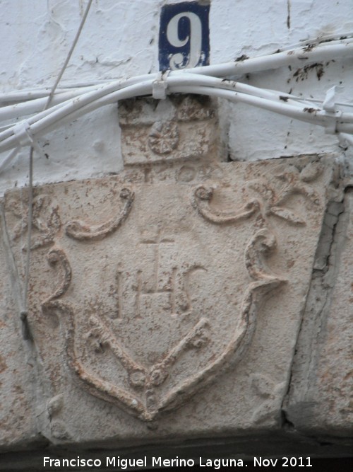 Casa de la Calle Real nº 9 - Casa de la Calle Real nº 9. Escudo