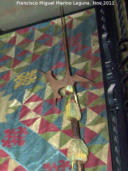 Pendón de las Navas de Tolosa - Pendón de las Navas de Tolosa. Lanza