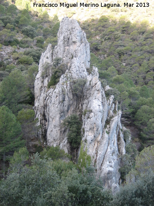 Barranco de la Hoya del Caño - Barranco de la Hoya del Caño. Formación rocosa