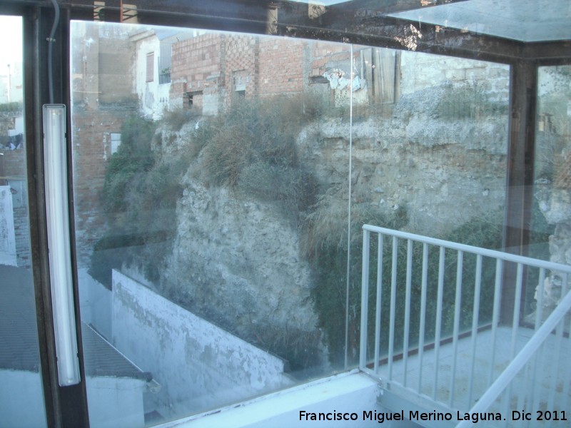 Muralla de Jan. Lienzo del Torren Oculto al Torren continuacin de la Puerta de Martos - Muralla de Jan. Lienzo del Torren Oculto al Torren continuacin de la Puerta de Martos. 