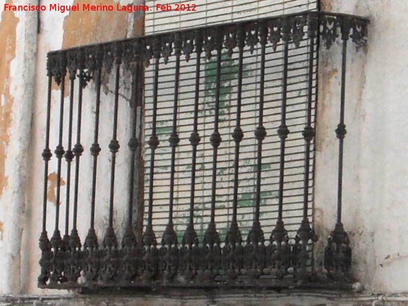 Casa de la Calla del Zacatín nº 10 - Casa de la Calla del Zacatín nº 10. Balcón