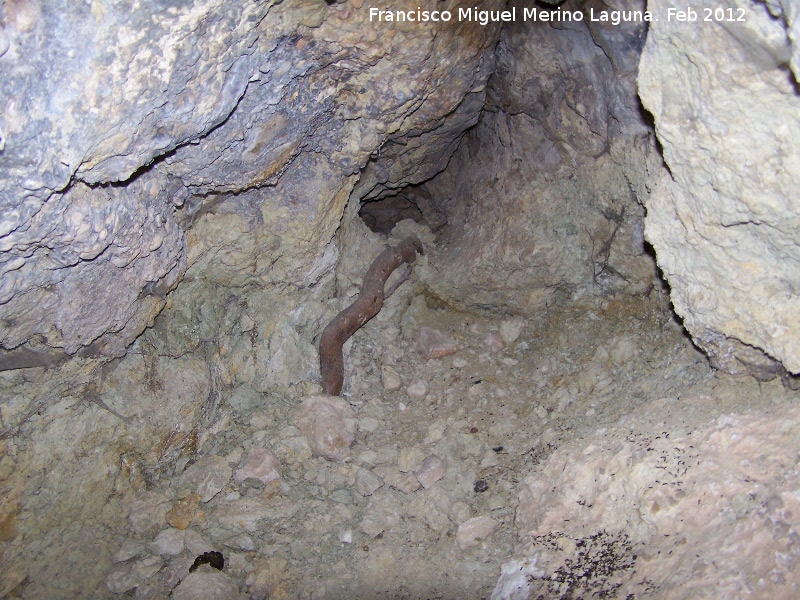 Santuario ibérico de la Cueva de la Lobera - Santuario ibérico de la Cueva de la Lobera. Interior