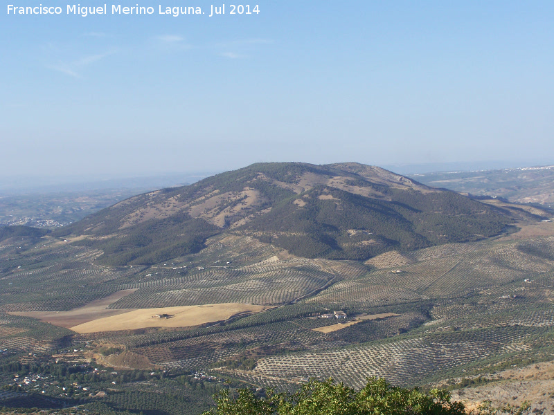 Cerro San Cristóbal - Cerro San Cristóbal. Desde el Castillo Calar