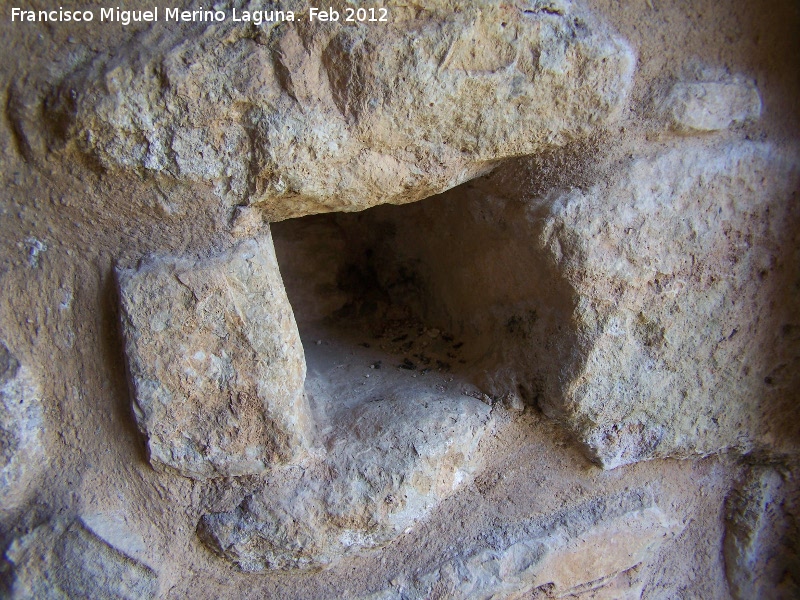 Castillo de la Consolación o Espinosa - Castillo de la Consolación o Espinosa. Hueco de la tranca