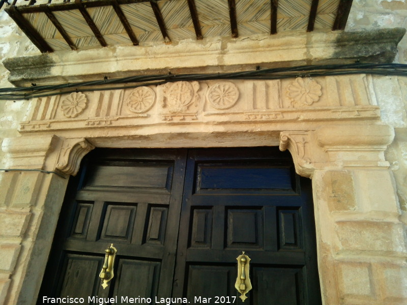 Casa Plaza Espiga nº 4 - Casa Plaza Espiga nº 4. Dintel