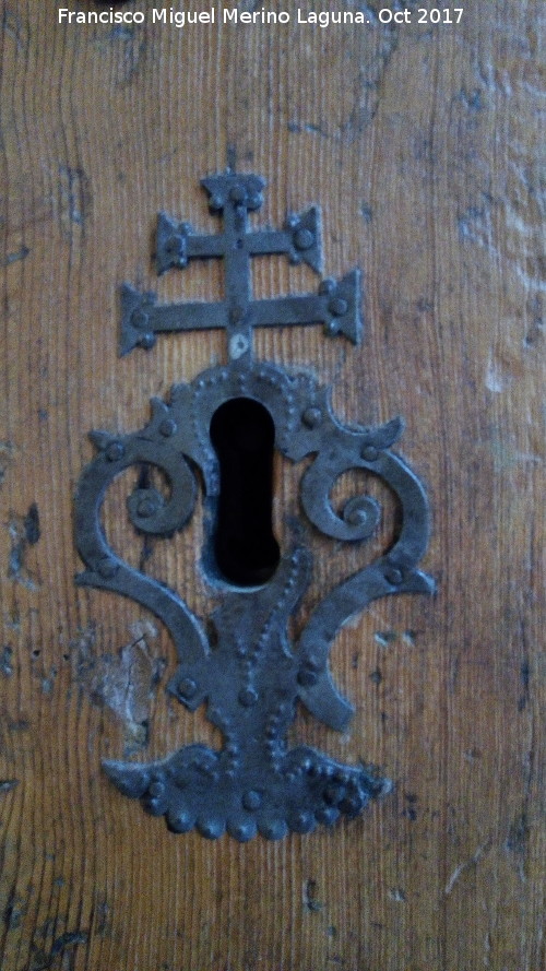 Cerradura - Cerradura. Casa de los Muso Muñoz Melgarejo - Caravaca de la Cruz