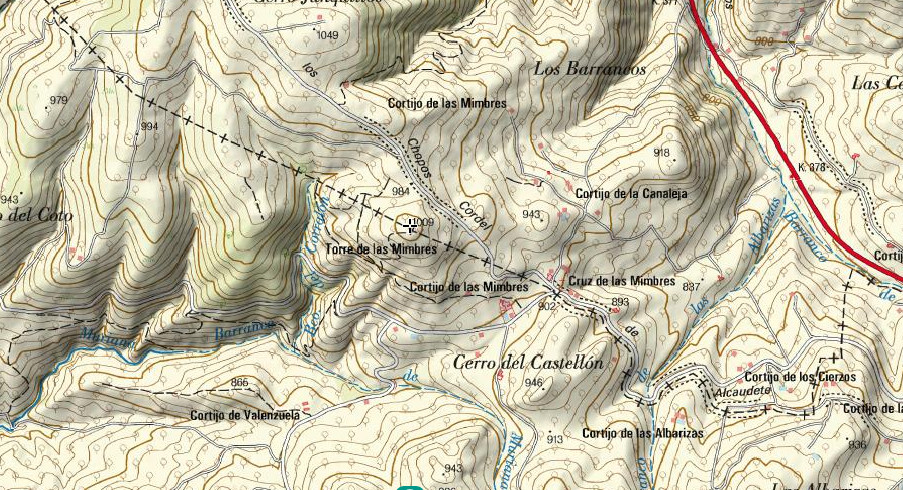 Torreón de las Mimbres - Torreón de las Mimbres. Mapa