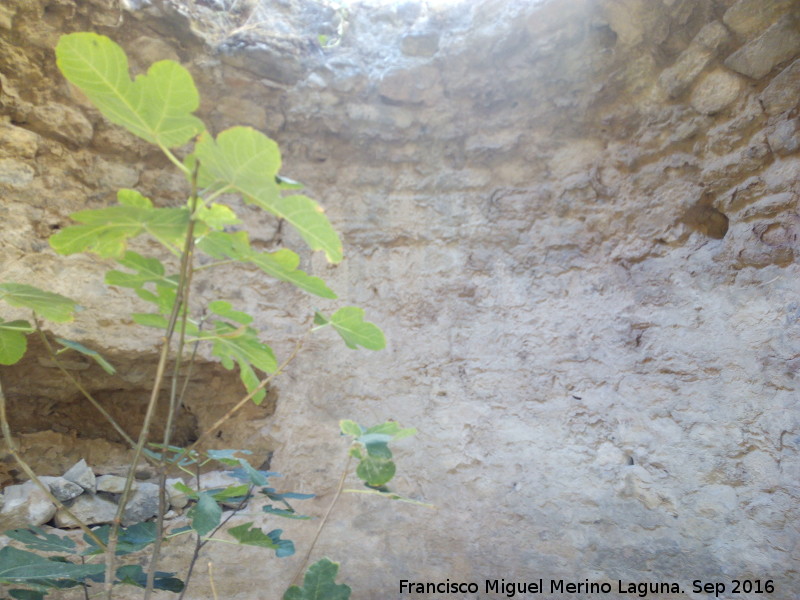 Torreón de las Mimbres - Torreón de las Mimbres. Arranque de la bóveda de media naranja de la planta baja