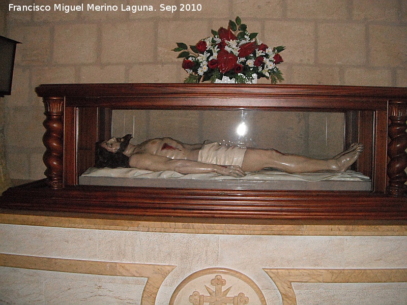 Iglesia de San Pedro Apóstol - Iglesia de San Pedro Apóstol. Cristo yaciente