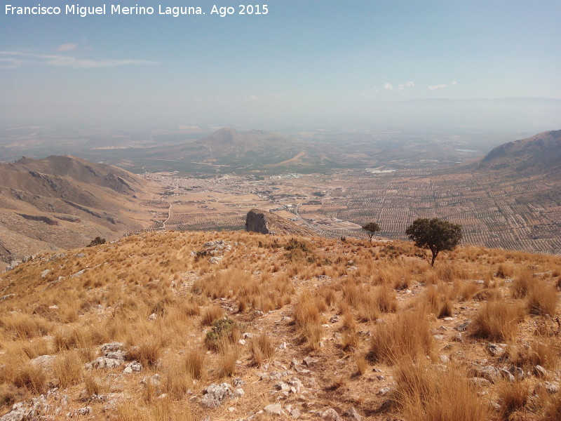Cerro Alto de la Serrezuela - Cerro Alto de la Serrezuela. Vistas hacia Jódar
