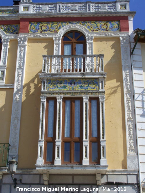Casa de la Calle del Carmen nº 59 - Casa de la Calle del Carmen nº 59. Balcón derecho