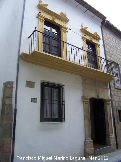 Casa de la Calle del Carmen nº 17 - Casa de la Calle del Carmen nº 17. 