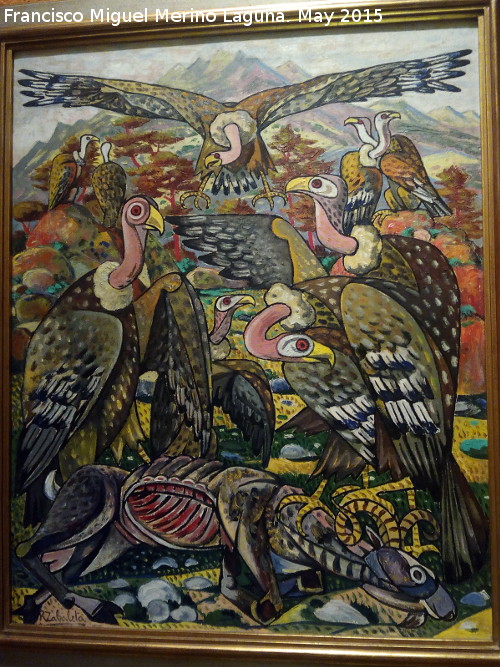 Rafael Zabaleta Fuentes - Rafael Zabaleta Fuentes. Buitres. 1955. Museo Provincial de Jaén