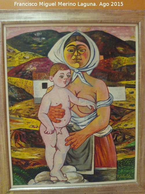Rafael Zabaleta Fuentes - Rafael Zabaleta Fuentes. Maternidad. 1949. Museo Provincial de Jaén