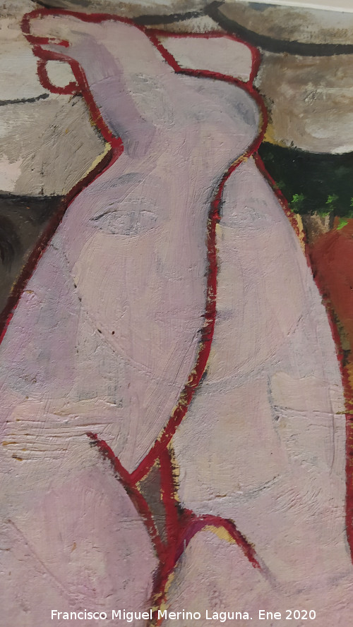 Rafael Zabaleta Fuentes - Rafael Zabaleta Fuentes. Cuadro oculto debajo de la Maternidad