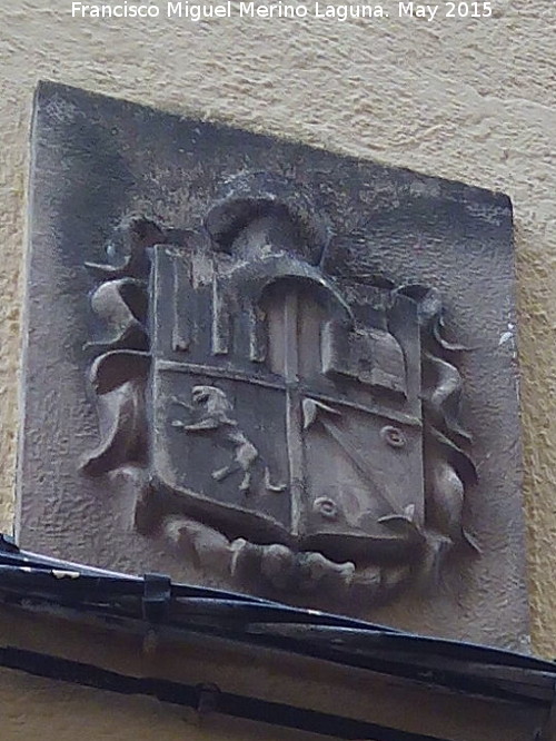 Casa de la Calle Jaboneras nº 9 - Casa de la Calle Jaboneras nº 9. Escudo