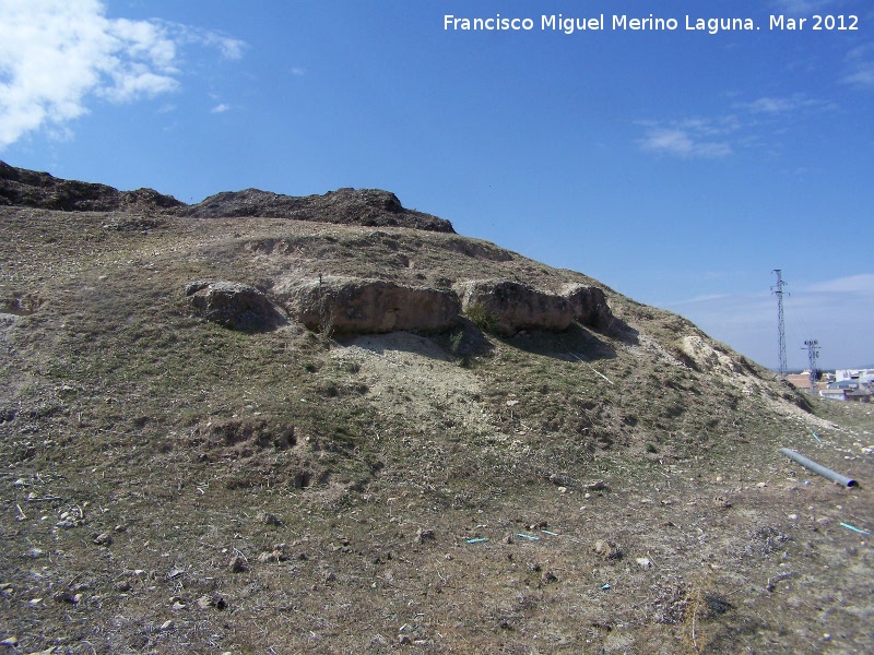 Oppidum Cerro San Cristóbal - Oppidum Cerro San Cristóbal. Murallas