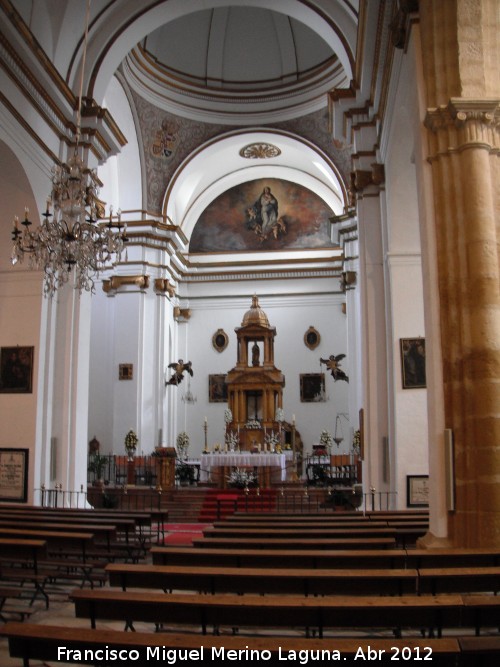 Iglesia de San Sebastián - Iglesia de San Sebastián. Nave central
