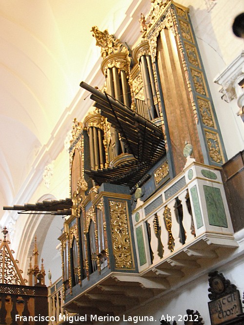 Iglesia de San Sebastián - Iglesia de San Sebastián. Órgano