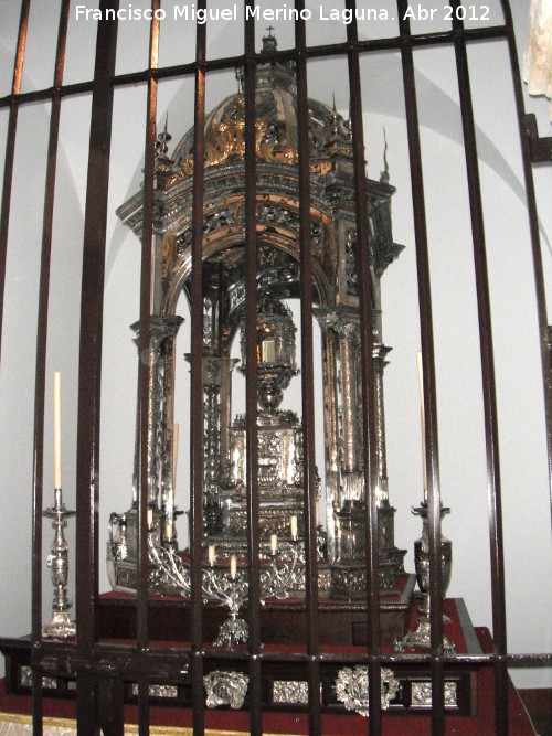 Iglesia de San Sebastián - Iglesia de San Sebastián. Custodia