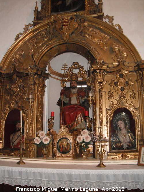 Iglesia de San Sebastián - Iglesia de San Sebastián. Retablo de San Pedro
