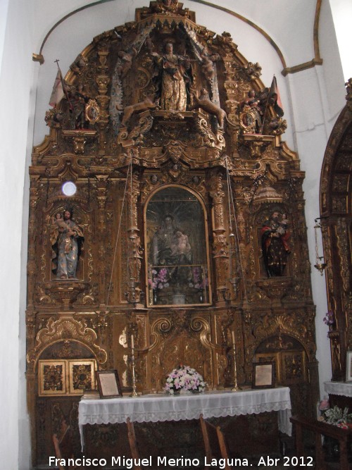 Iglesia de San Sebastián - Iglesia de San Sebastián. Capilla