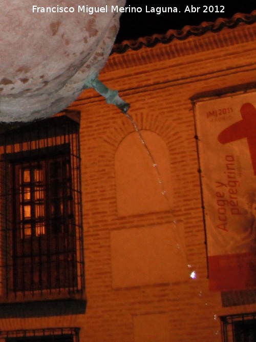Fuente de la Plaza de Santiago - Fuente de la Plaza de Santiago. Caño