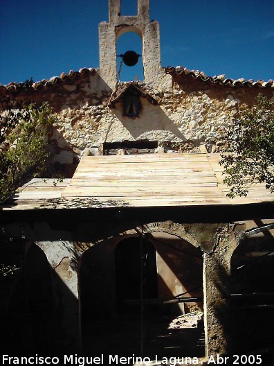 Monasterio de Montesión - Monasterio de Montesión. Arreglando la cubierta del porche de la entrada al Monasterio