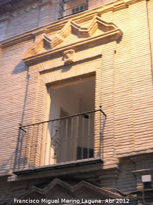 Casa de la Calle Diego Ponce nº 15 - Casa de la Calle Diego Ponce nº 15. Balcón