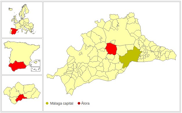 Álora - Álora. Situación