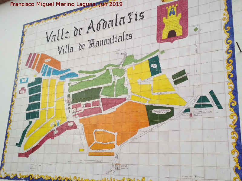 Valle de Abdalajís - Valle de Abdalajís. Plano
