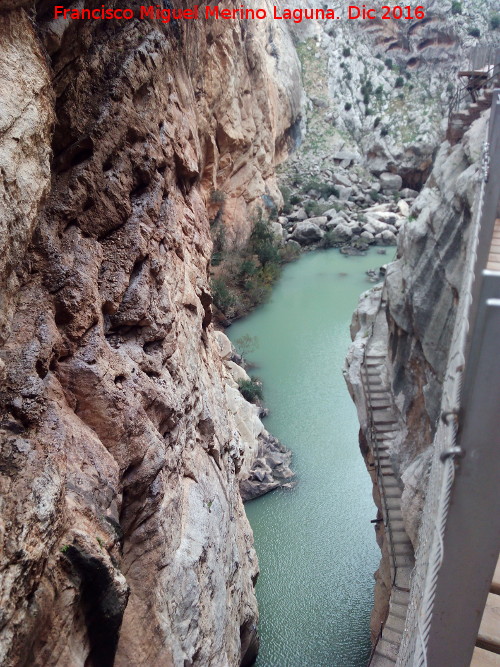 Río Guadalhorce - Río Guadalhorce. En el Desfiladero de los Gaitanes