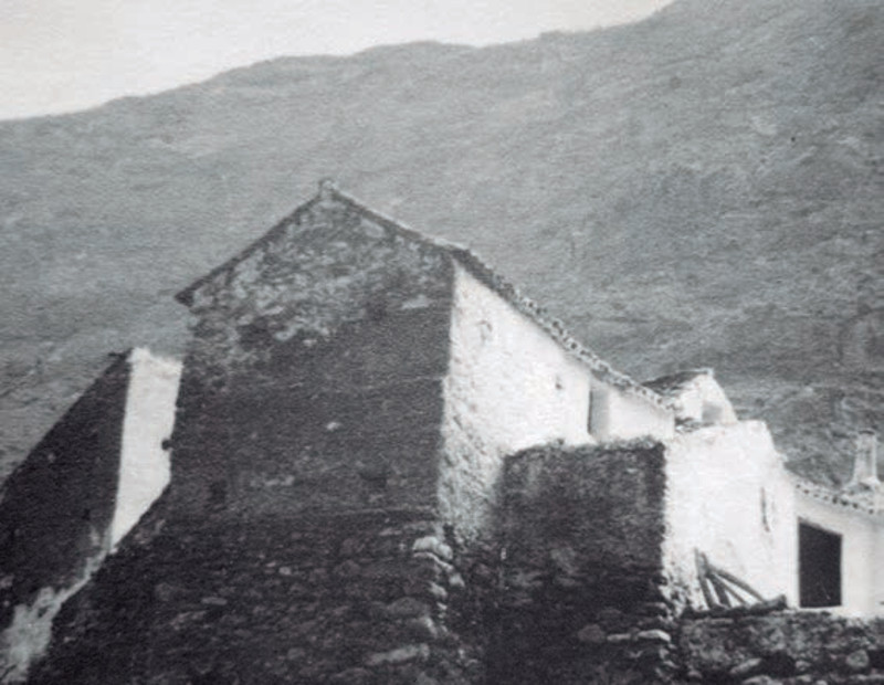 Ermita de Villaverde - Ermita de Villaverde. Foto antigua