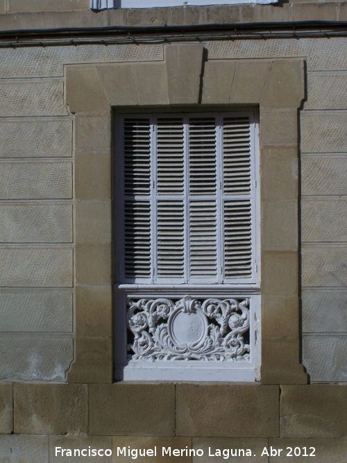 Casa del Paseo Doctor Revuelta nº 20 - Casa del Paseo Doctor Revuelta nº 20. Ventana de la planta baja